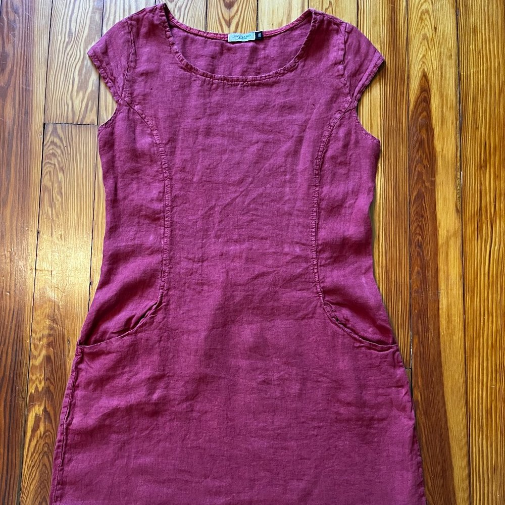 Lungo Larno Linen Pocket Dress